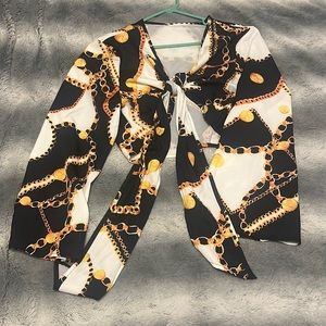 Shein Chain print crop top